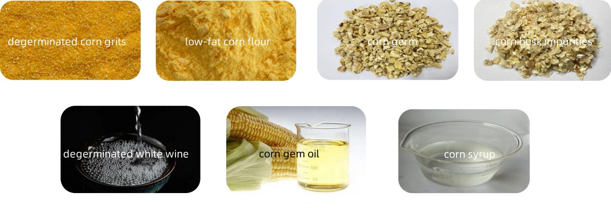 low-fat corn flour for corn syrup production line