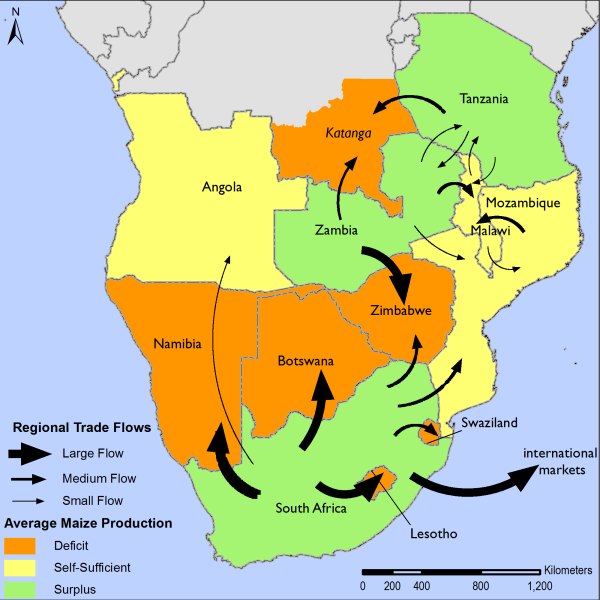 Southern Africa Maize Flow