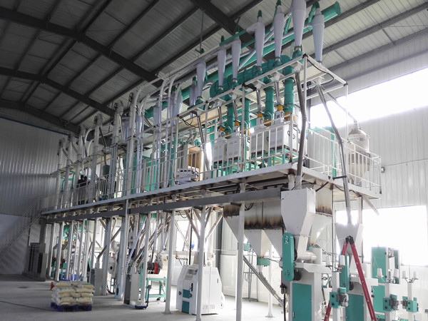 100 tones/24 hour maize mill