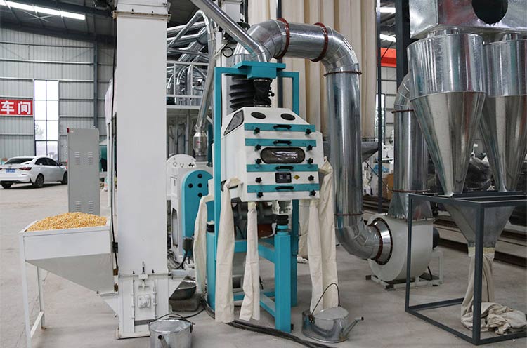 maize milling plant cleaning part