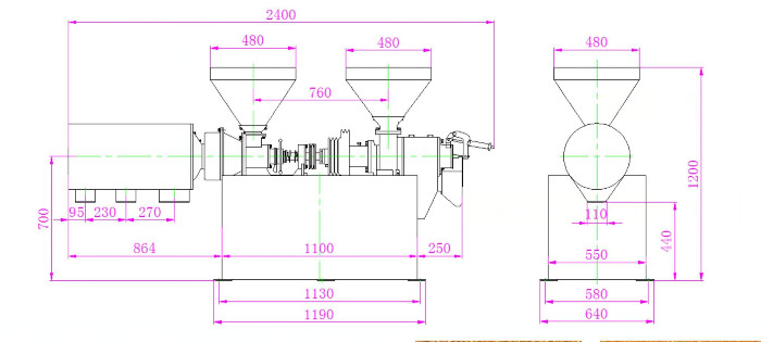 Integrated Corn Meal Machine