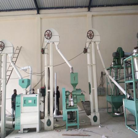 Mozambique 1T/Hour White Maize Flour Milling Line