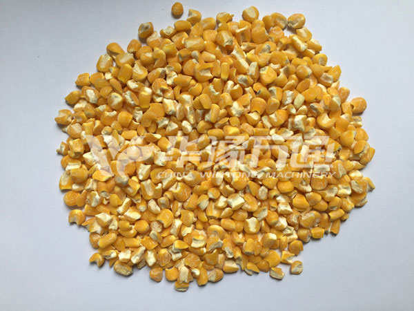 Sand Roller Maize Peeling Machine finished product